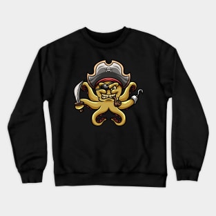 PIRATE OCTOPUS Crewneck Sweatshirt